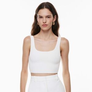 SOLD | Aritzia / Babaton: Sculpt Knit Squareneck Cropped